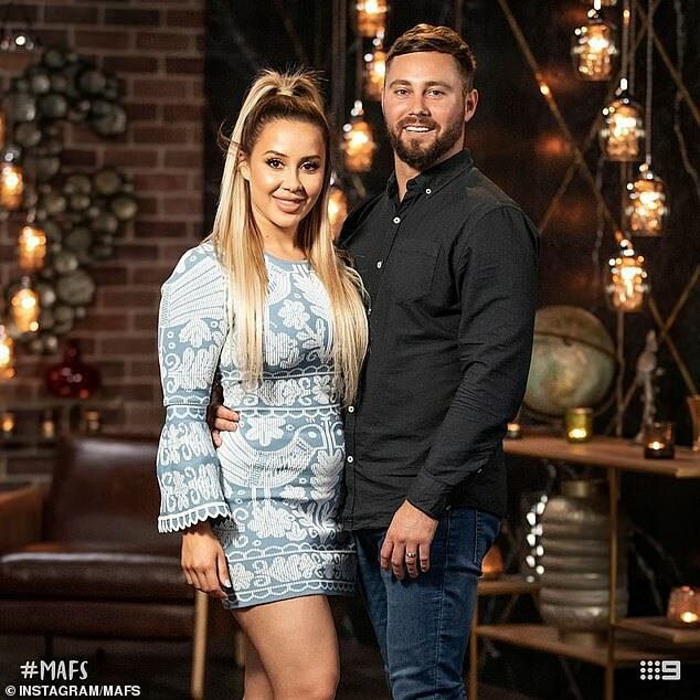It's getting serious! All of the Married At First Sight couples will move in together on the show next week. Pictured: Cathy Evans and Josh Pihlak