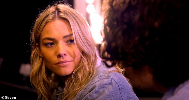 Break: Seven Network soap opera Home and Away will also be on hiatus. Pictured: Home and Away actress Sam Frost, who plays Jasmine Delaney